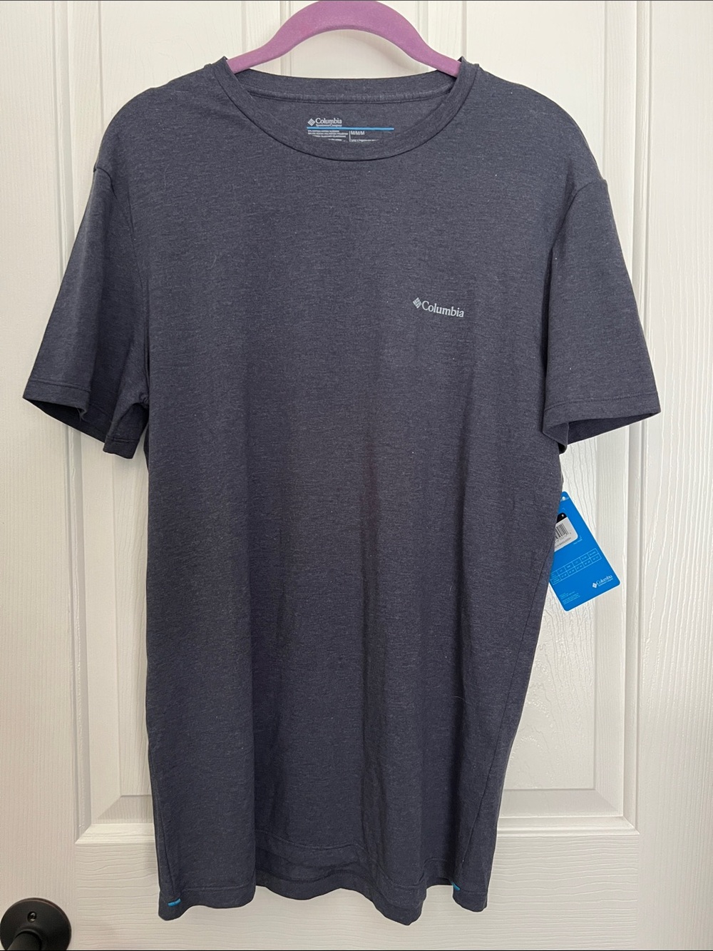 Columbia Men's Short-Sleeve Crew Tee in Navy